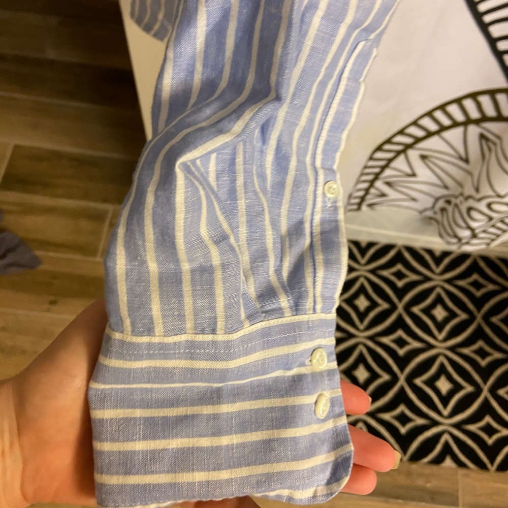 JCrew Striped Button Up - Picture 4 of 5